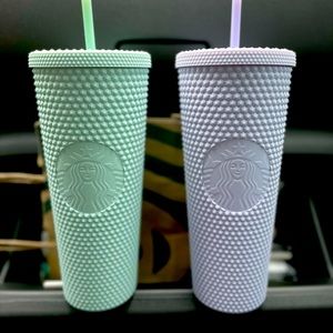 Starbucks Holiday matte studded Venti tumblers